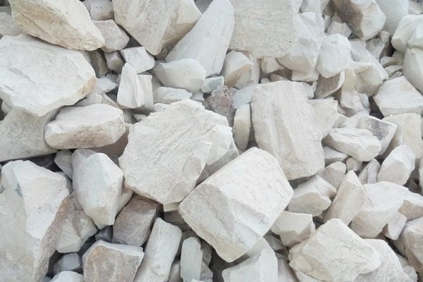 White soda feldspar